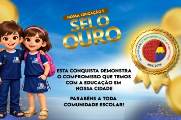 EDUCAÇÃO DE IBITIÚRA É SELO OURO E MOSTRA QUE AQUI SE FAZ EDUCAÇÃO DE VERDADE