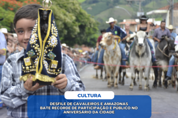 DESFILE DE CAVALEIROS E AMAZONAS BATE RECORDE DE PARTICIPAÇÃO E PÚBLICO NO ANIVERSÁRIO DA CIDADE