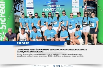 CORREDORES DE IBITIÚRA DE MINAS SE DESTACAM NA CORRIDA NOVABRASIL MANTIQUEIRA EM ANDRADAS
