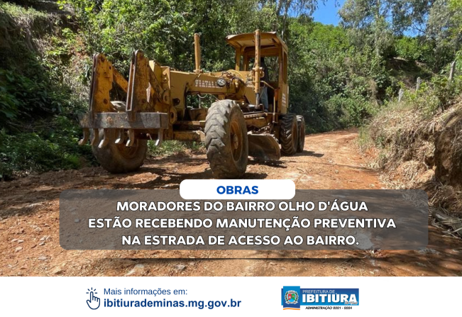 DEPARTAMENTO DE OBRAS CONTINUA ZELANDO PELAS ESTRADAS VICINAIS