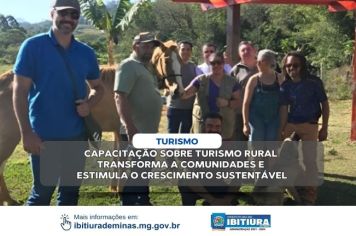 CAPACITAÇÃO SOBRE TURISMO RURAL TRANSFORMA A COMUNIDADES E ESTIMULA O CRESCIMENTO SUSTENTÁVEL