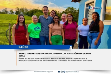 BAIRRO DOS MESSIAS ENCERRA O JANEIRO COM MAIS SAÚDE EM GRANDE ESTILO