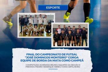 FINAL DO CAMPEONATO DE FUTSAL 