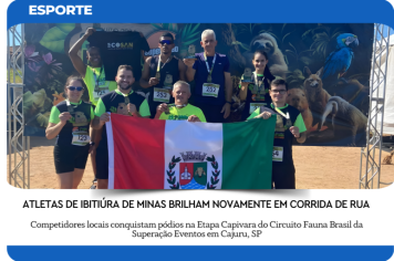 ATLETAS DE IBITIÚRA DE MINAS BRILHAM NOVAMENTE EM CORRIDA DE RUA