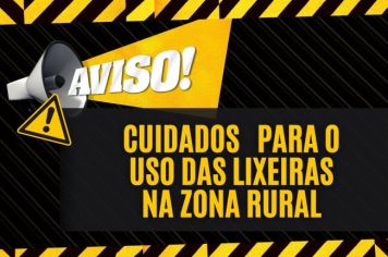 PREFEITO PEDE COLABORAÇÃO DOS MORADORES PARA COLETA DO LIXO DA ZONA RURAL