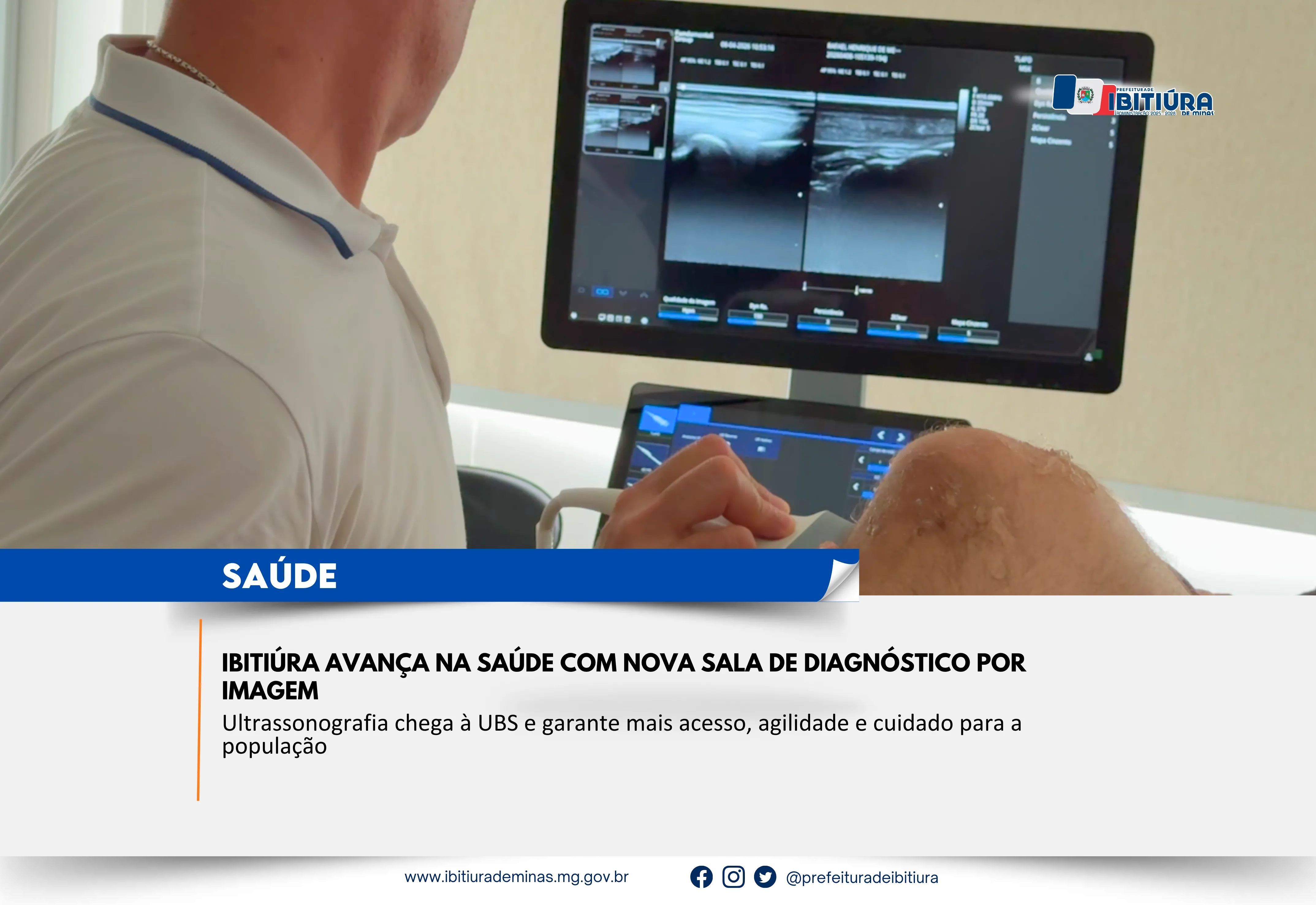 IBITIÚRA AVANÇA NA SAÚDE COM NOVA SALA DE DIAGNÓSTICO POR IMAGEM
